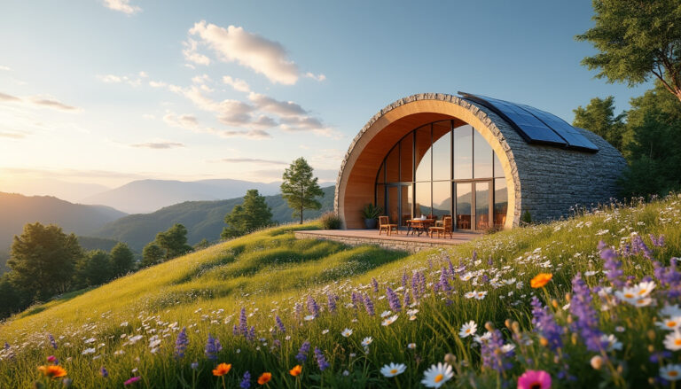 Une maison bioclimatique unique dans les Vosges : découvrez le premier héliodome mis en vente