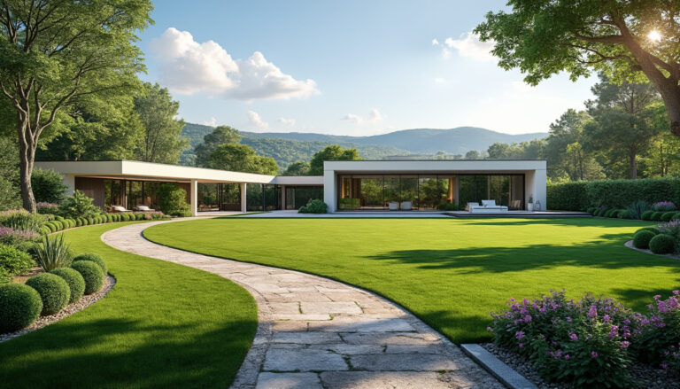 découvrez la somptueuse propriété de catherine lara, s'étendant sur près de 4000 m2 dans les magnifiques yvelines. un havre de paix alliant élégance et espace, parfait pour apprécier la nature et le confort.