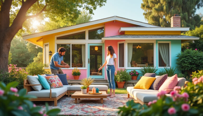 Un couple réinvente une maison des années 50 en un véritable havre de paix