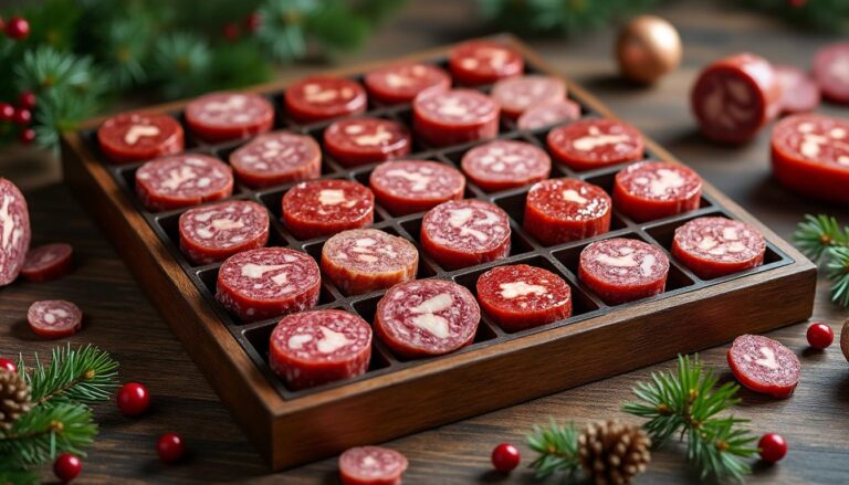 découvrez notre calendrier de l'avent saucisson 2025, une sélection exclusive de 24 saveurs uniques pour une dégustation gourmande chaque jour jusqu'à noël.