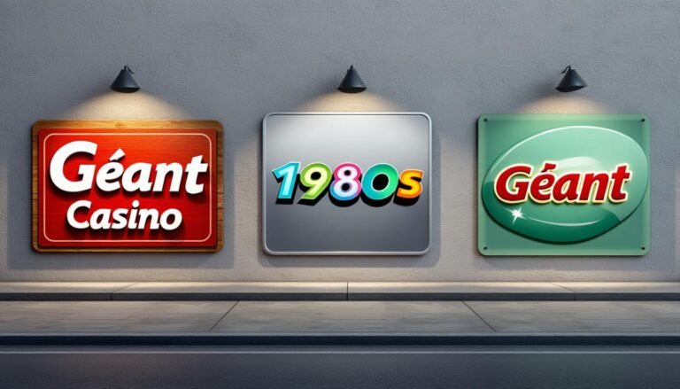 Géant Casino : l&rsquo;évolution de son logo au fil des ans